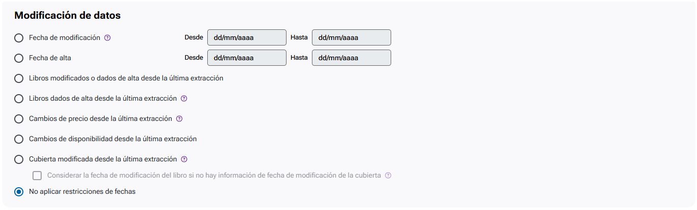 Criterios de modificación de metadatos en DILVE