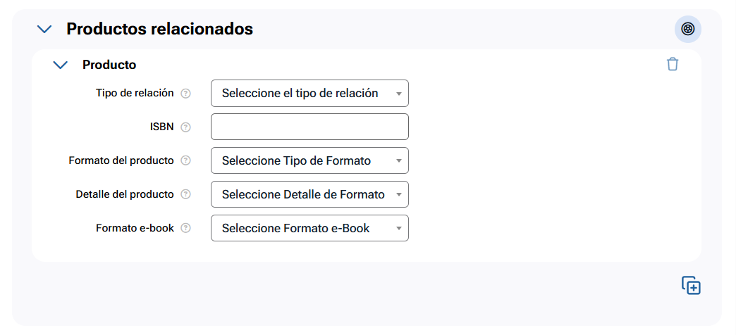 Productos relacionados